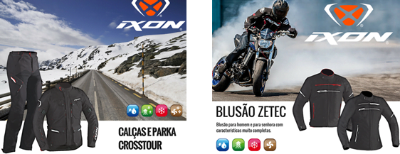 Parka/Calças Crosstour e Blusão Zetec