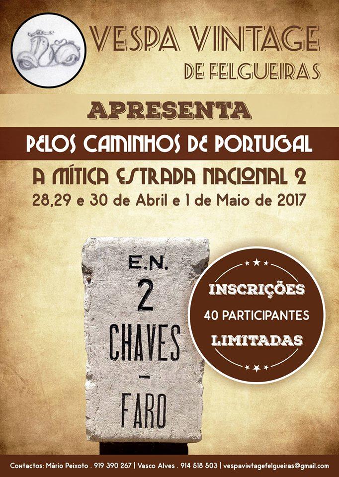 Vespa Vintage de Felgueiras apresenta mítica Estrada Nacional 2