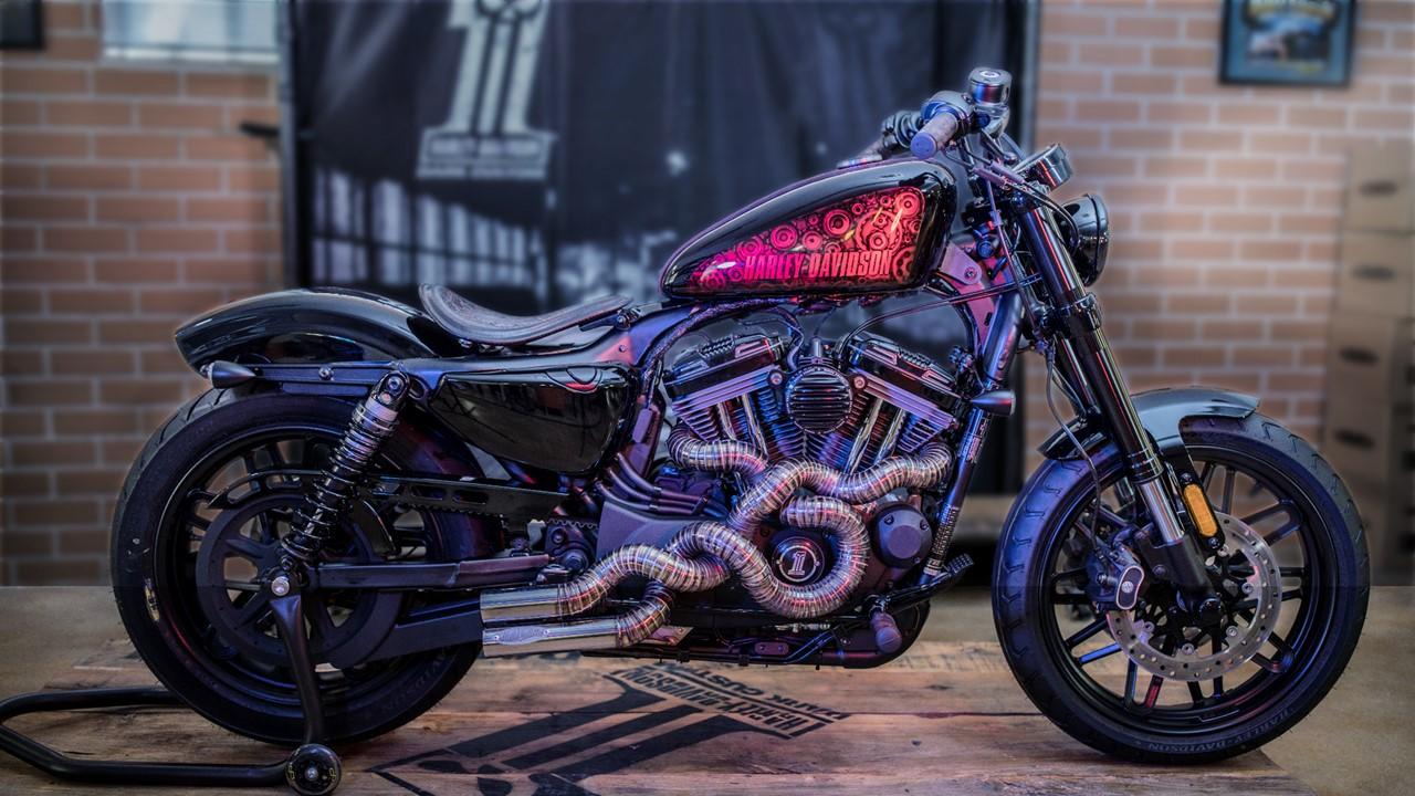 Metal Snake da Harley-Davidson campeã ibérica da Battle of the Kings III