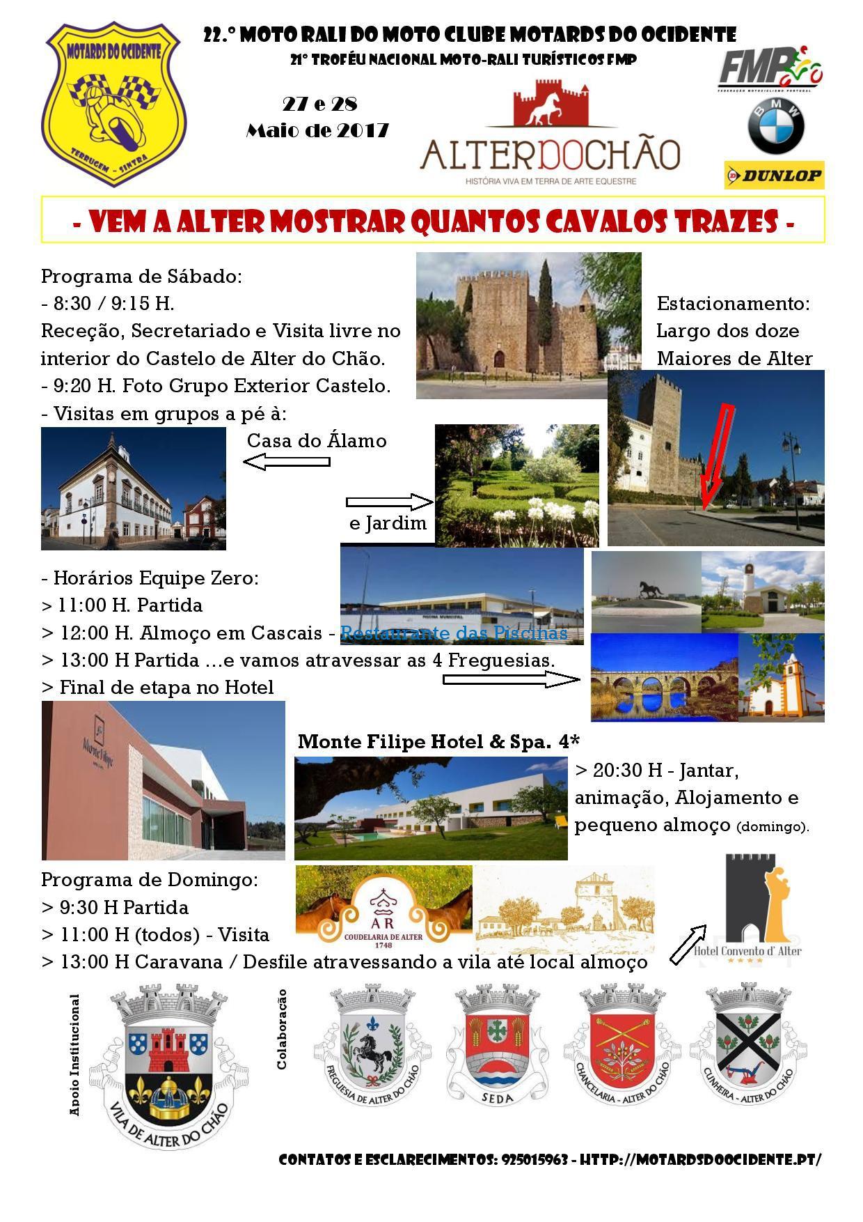 22.º Moto-Rali realiza-se no próximo mês de maio em Alter do Chão