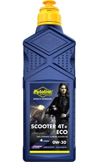 4T+ECO – 0W30 é o novo lubrificante da gama Scooter da Putoline