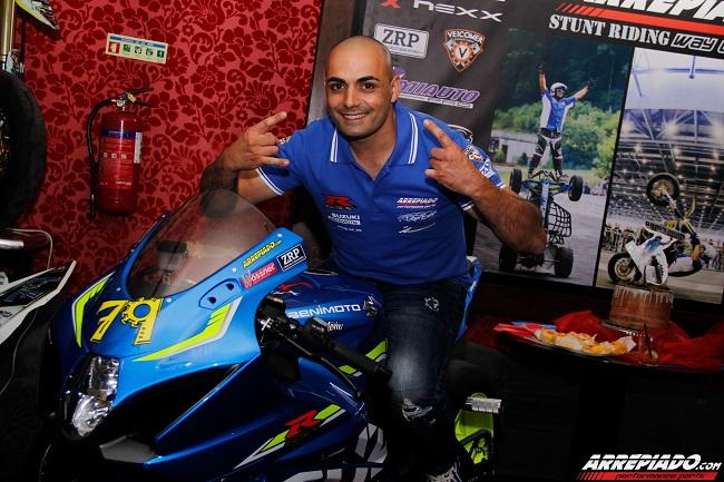 Ricardo Domingos (ou ‘Arrepiado’) renova parceria com a Suzuki