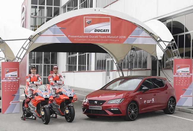 Ducati e SEAT renovam acordo de colaboração para o mundial de MotoGP