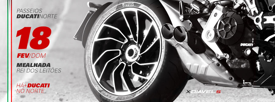 Passeio Ducati Norte na Mealhada a 18 de fevereiro