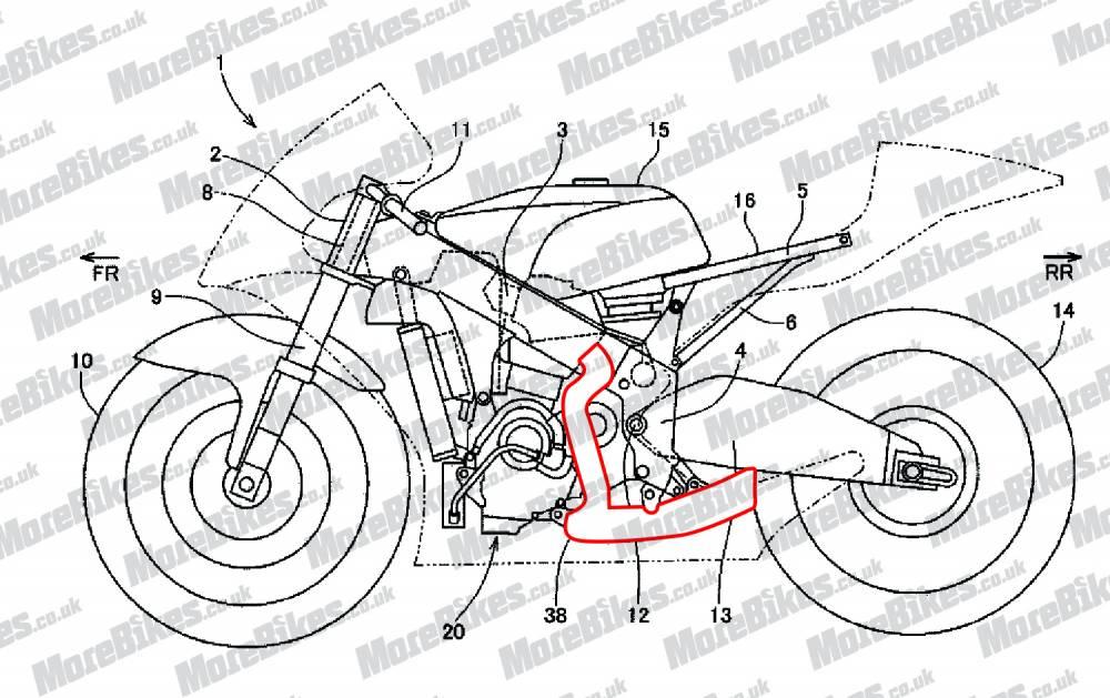 A curiosa Honda do motor invertido