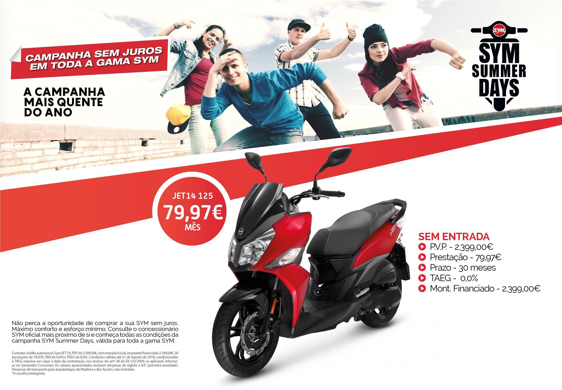 Moteo Portugal lança campanha SYM Summer Days