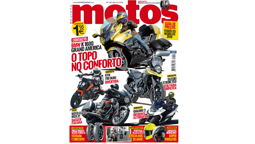 Edição de julho da Motos já nas bancas