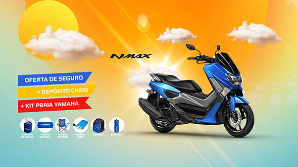 Yamaha NMAX à venda com oferta de kit de verão