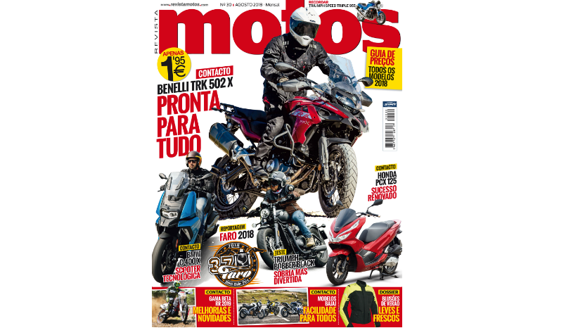 Edição de agosto da Revista Motos já está nas bancas