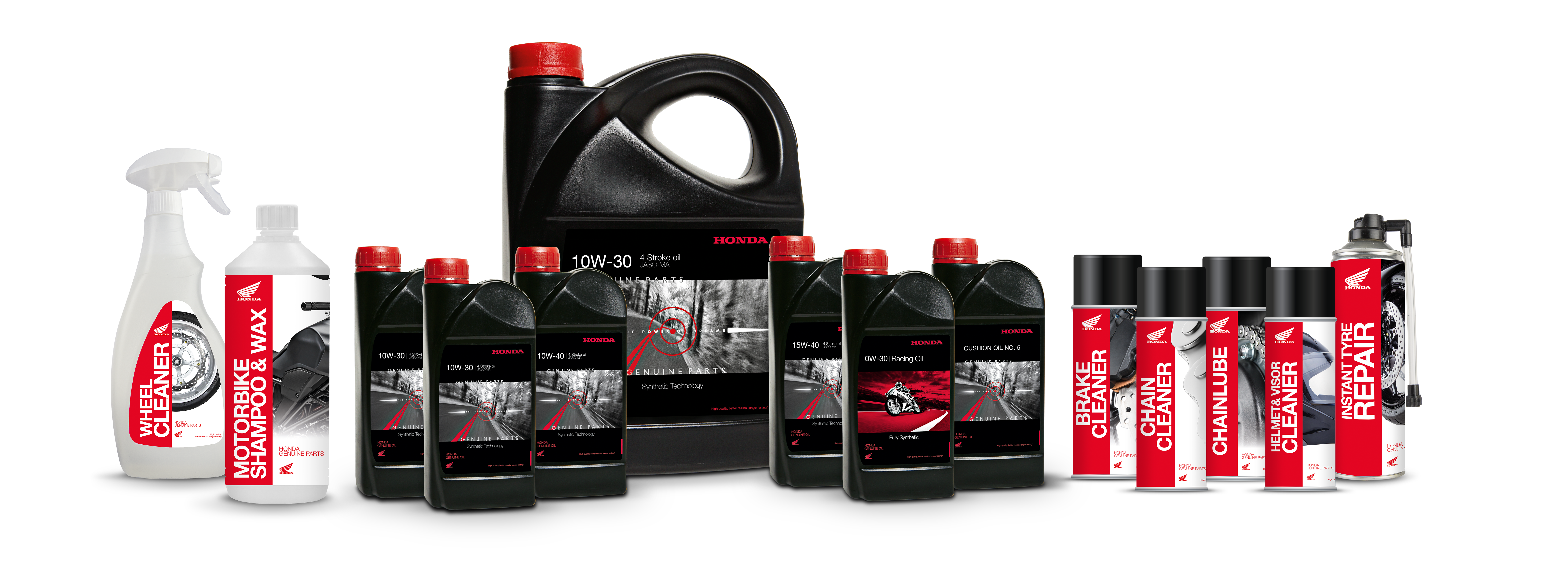 Nova linha de produtos para cuidar da sua moto Honda