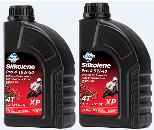 Reforço da gama SILKOLENE PRO 4 XP para motos