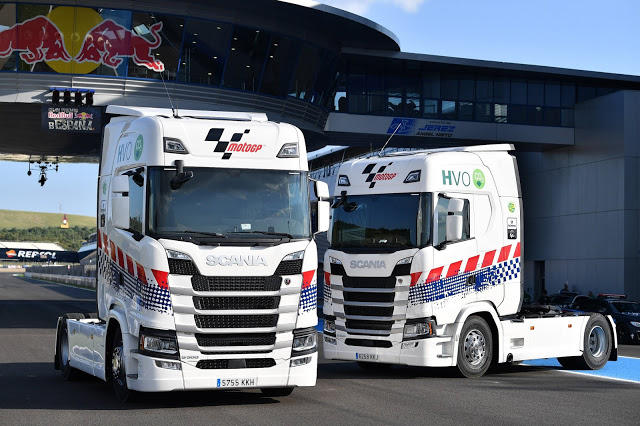 Scania mantém-se como fornecedor de camiões do MotoGP por mais dois anos