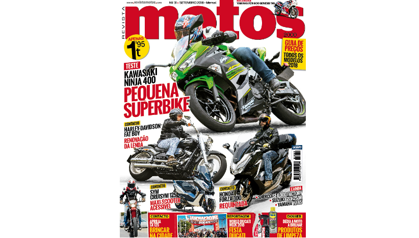 Edição de setembro da Revista Motos já está nas bancas