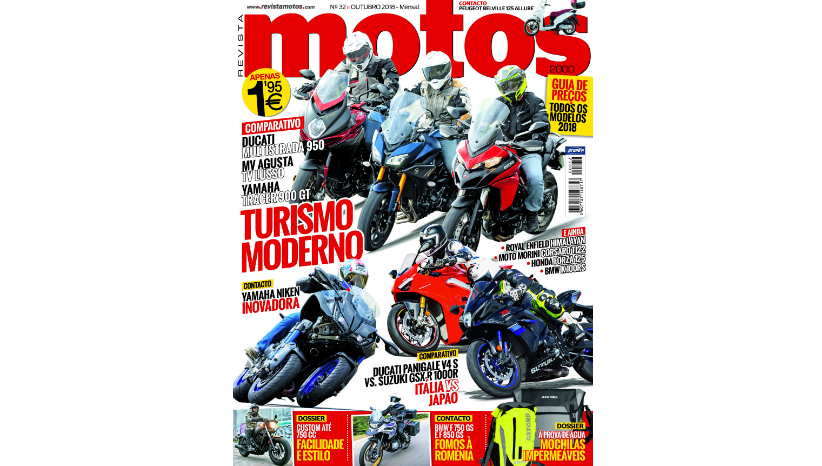 Revista Motos de outubro já está nas bancas