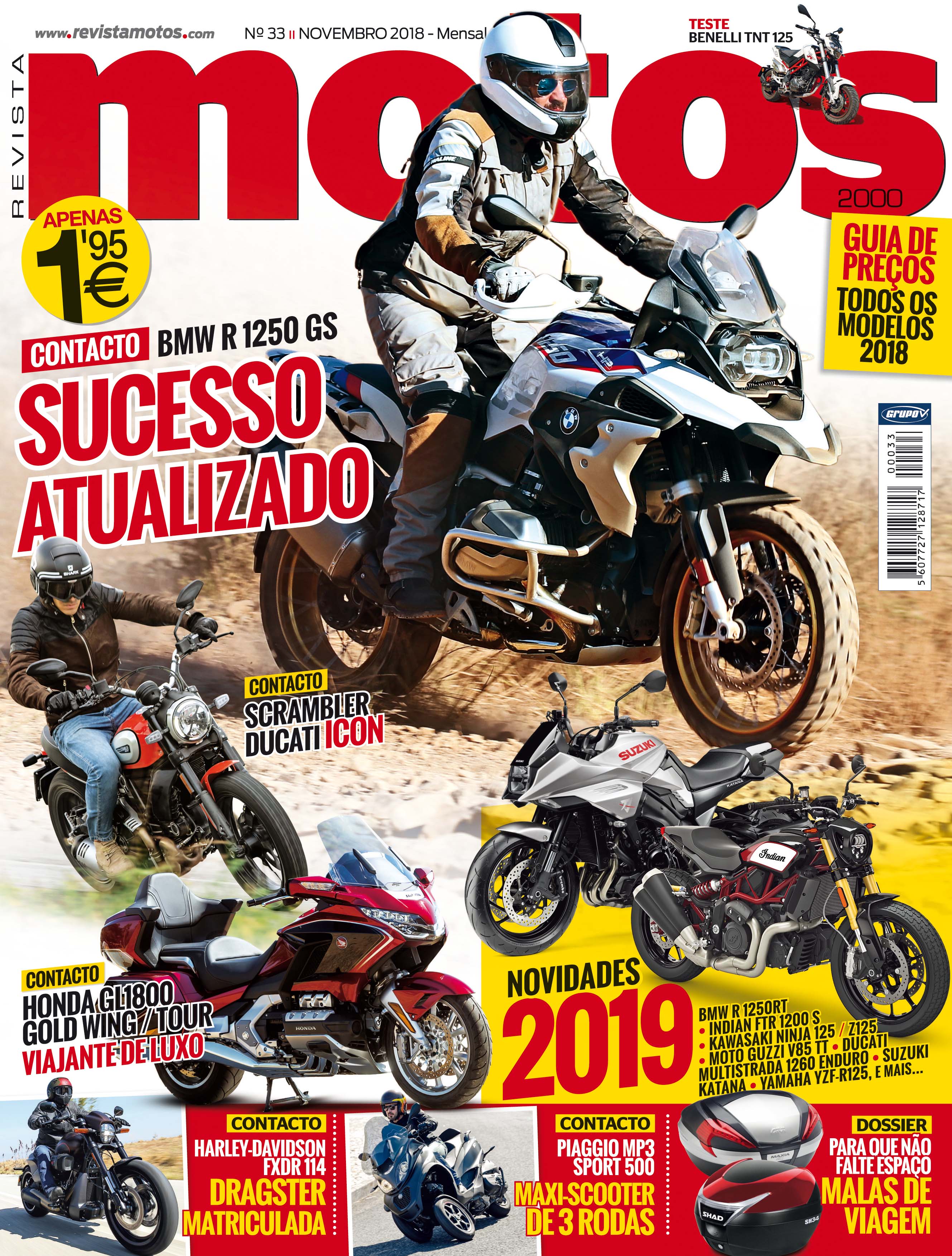 Revista Motos de novembro já está à venda