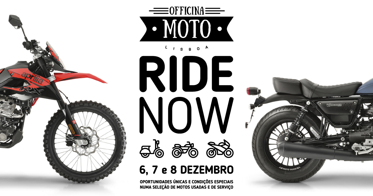 Officina Moto Lisboa realiza Ride Now já no próximo fim-de-semana