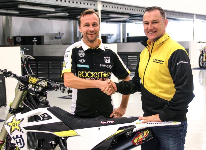 Husqvarna escolhe Dunlop para o campeonato de MXGP