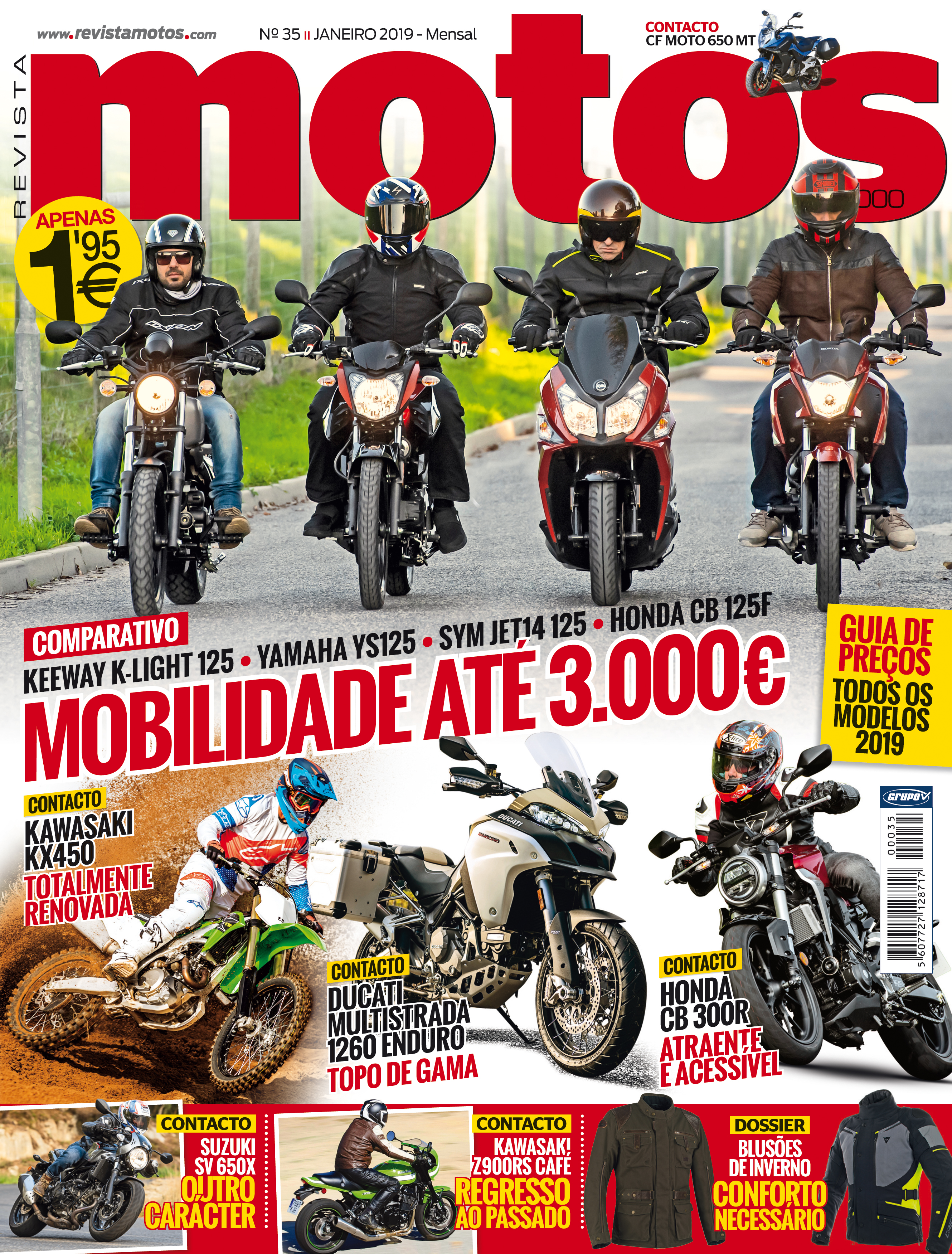 Revista Motos chega hoje à bancas