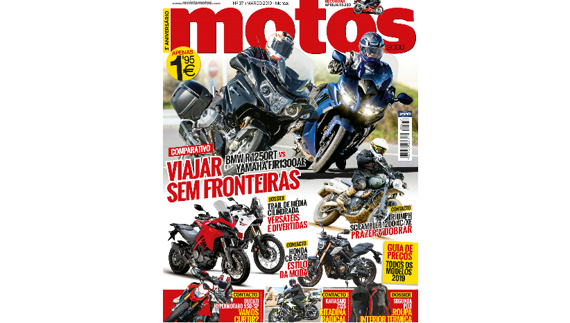 Revista Motos de março chega hoje às bancas