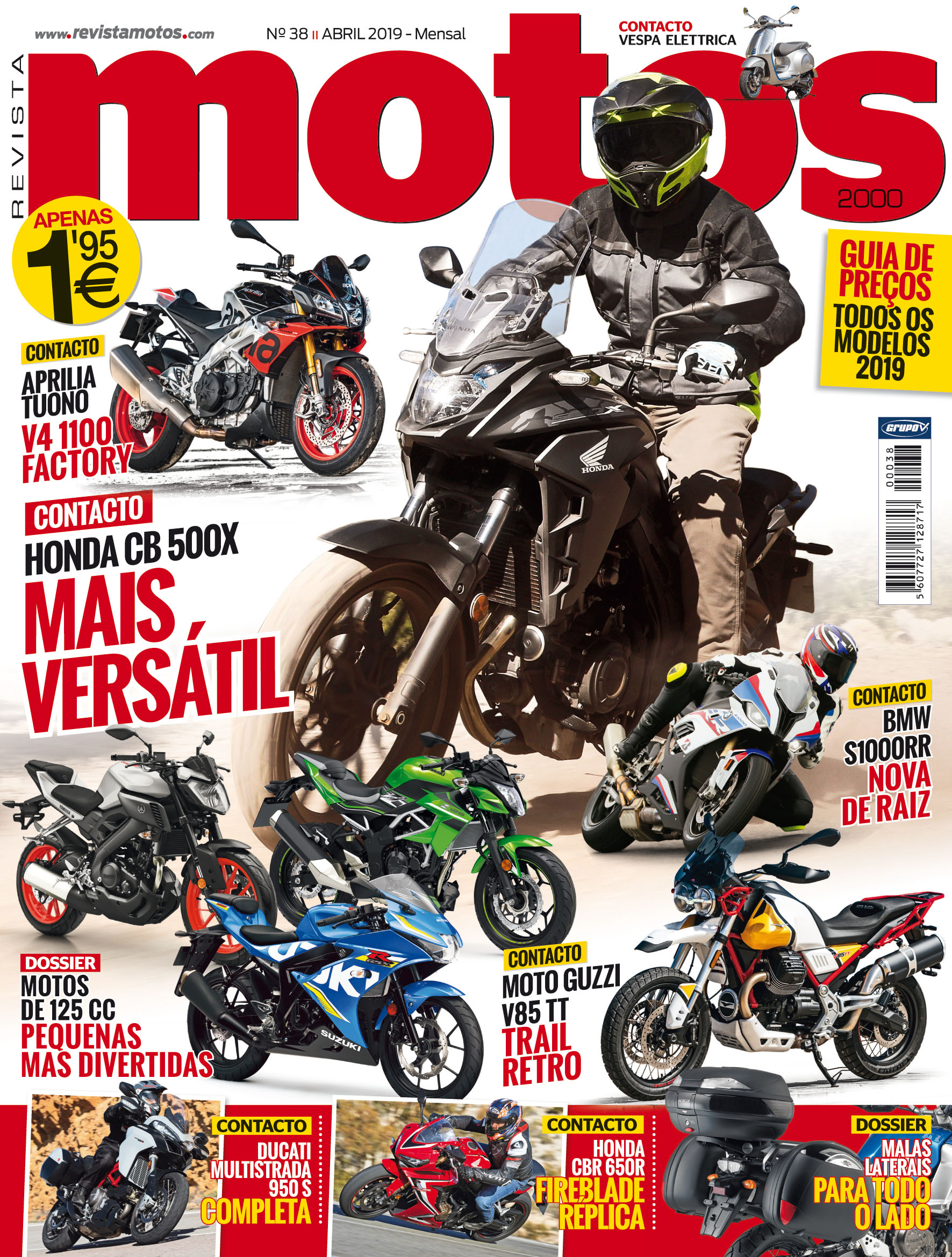 Revista Motos de abril chega amanhã às bancas de todo o país