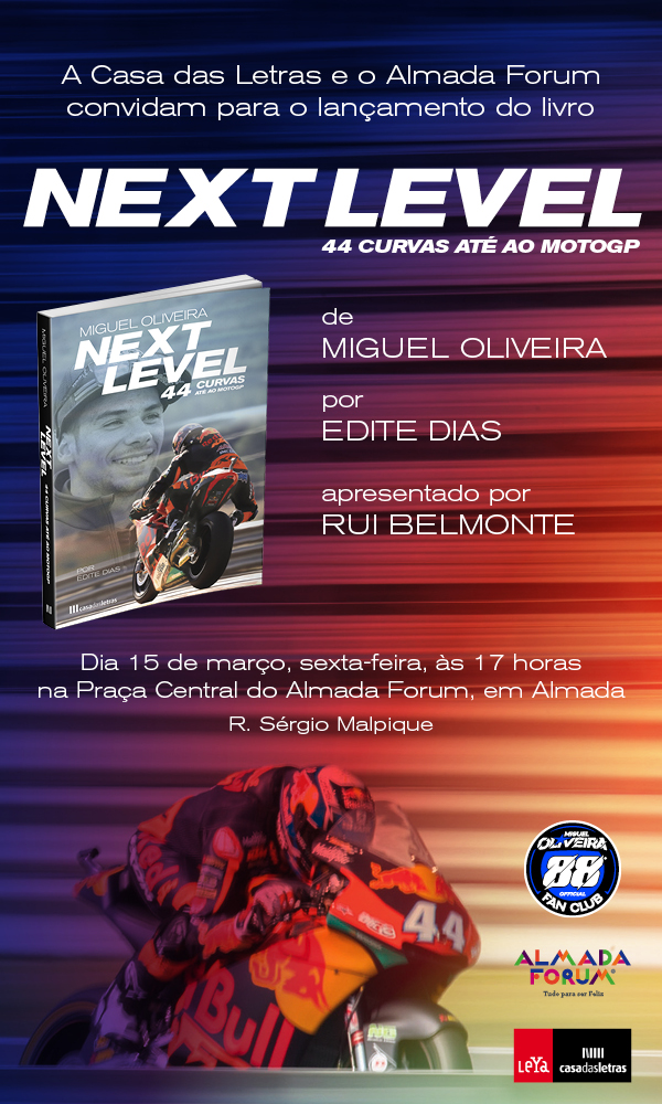 Miguel Oliveira apresenta livro no Almada Fórum