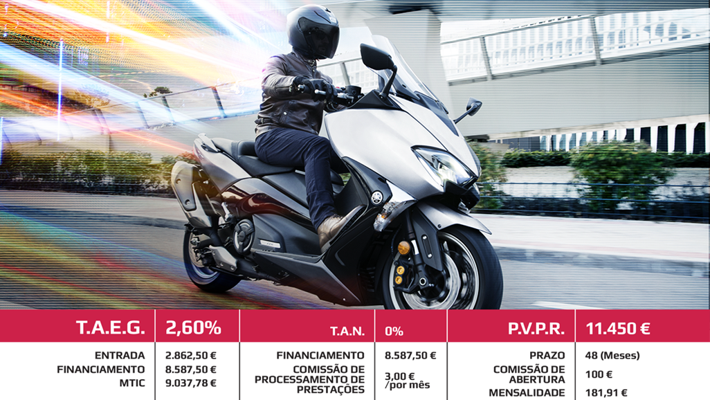 Yamaha lança campanha sem juros para a TMAX