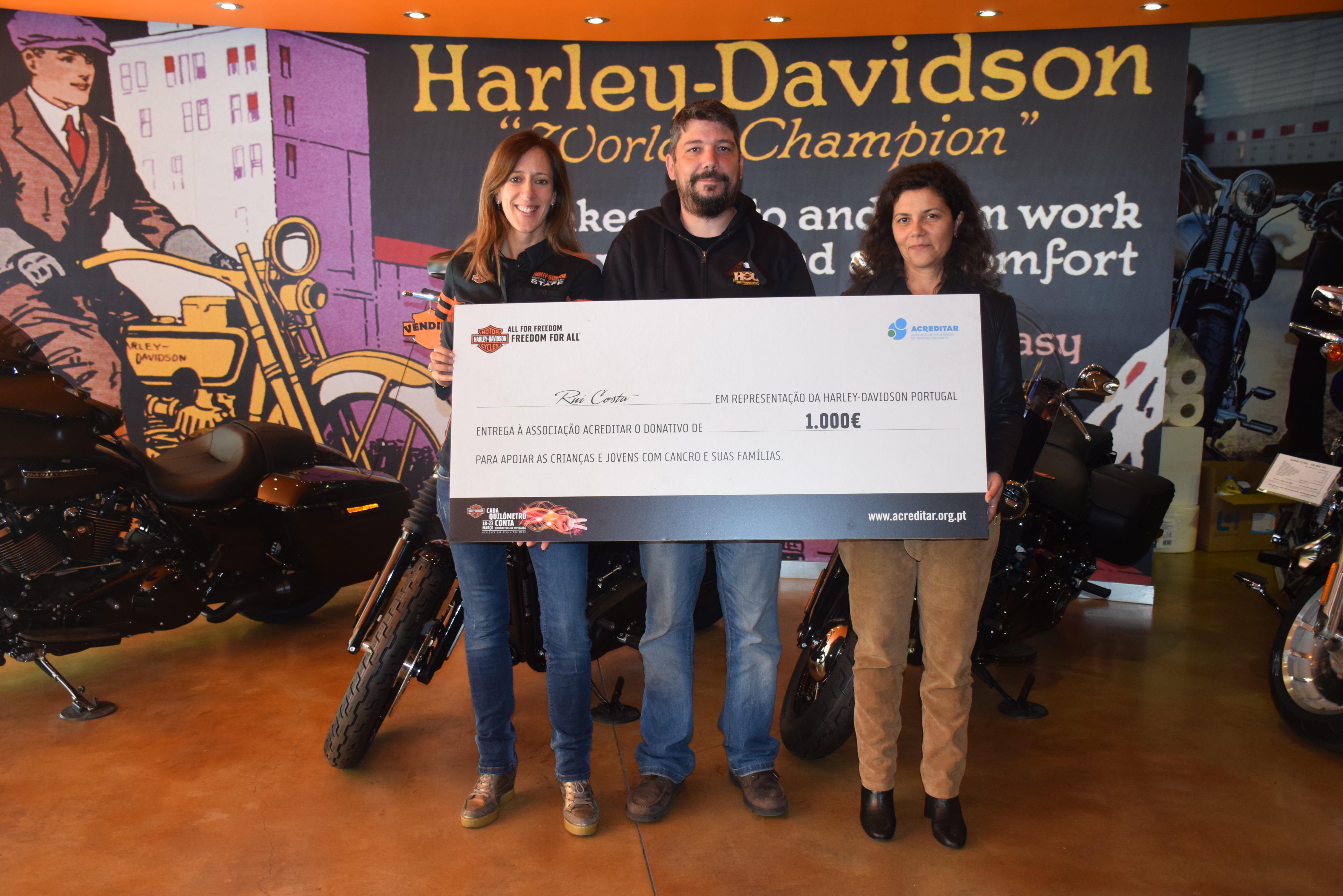 Harley-Davidson Portugal reúne donativos para ajudar jovens com cancro