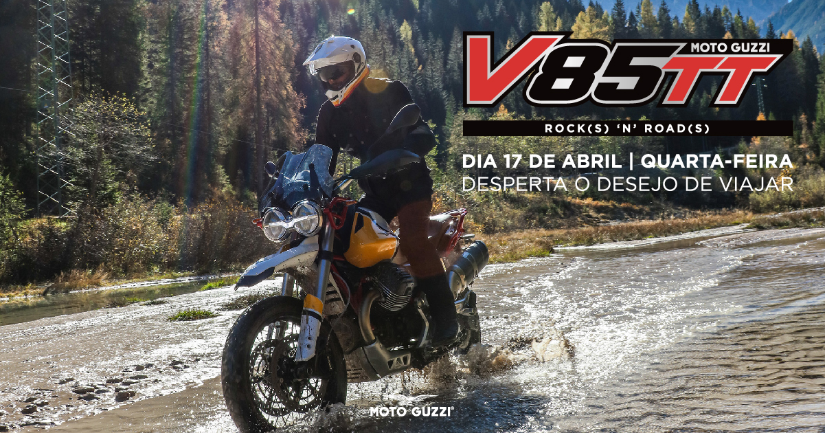Moto Guzzi lança V85 TT no dia 17 de abril