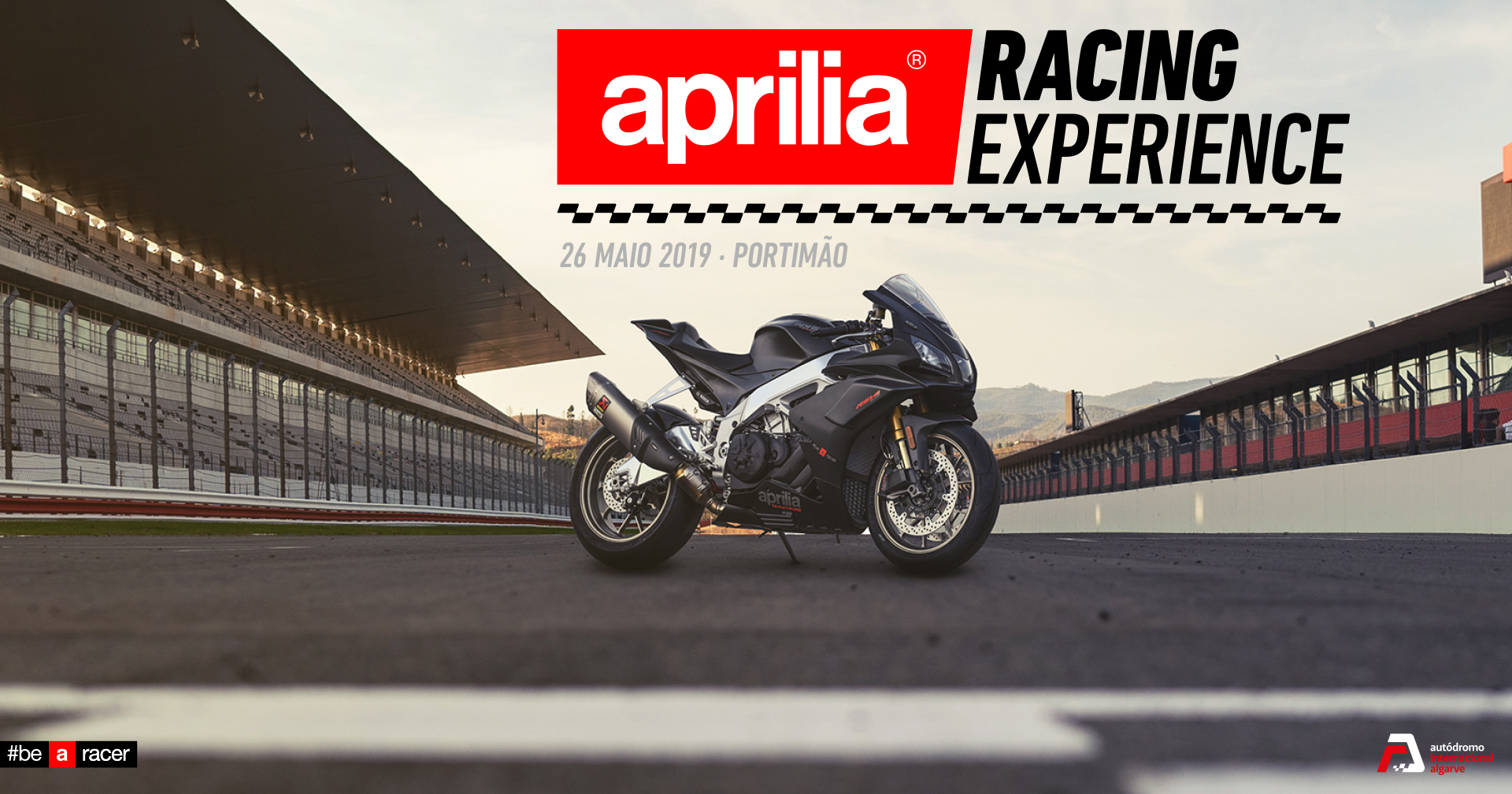 Aprilia Racing Experience chega a Portugal no dia 26 de maio