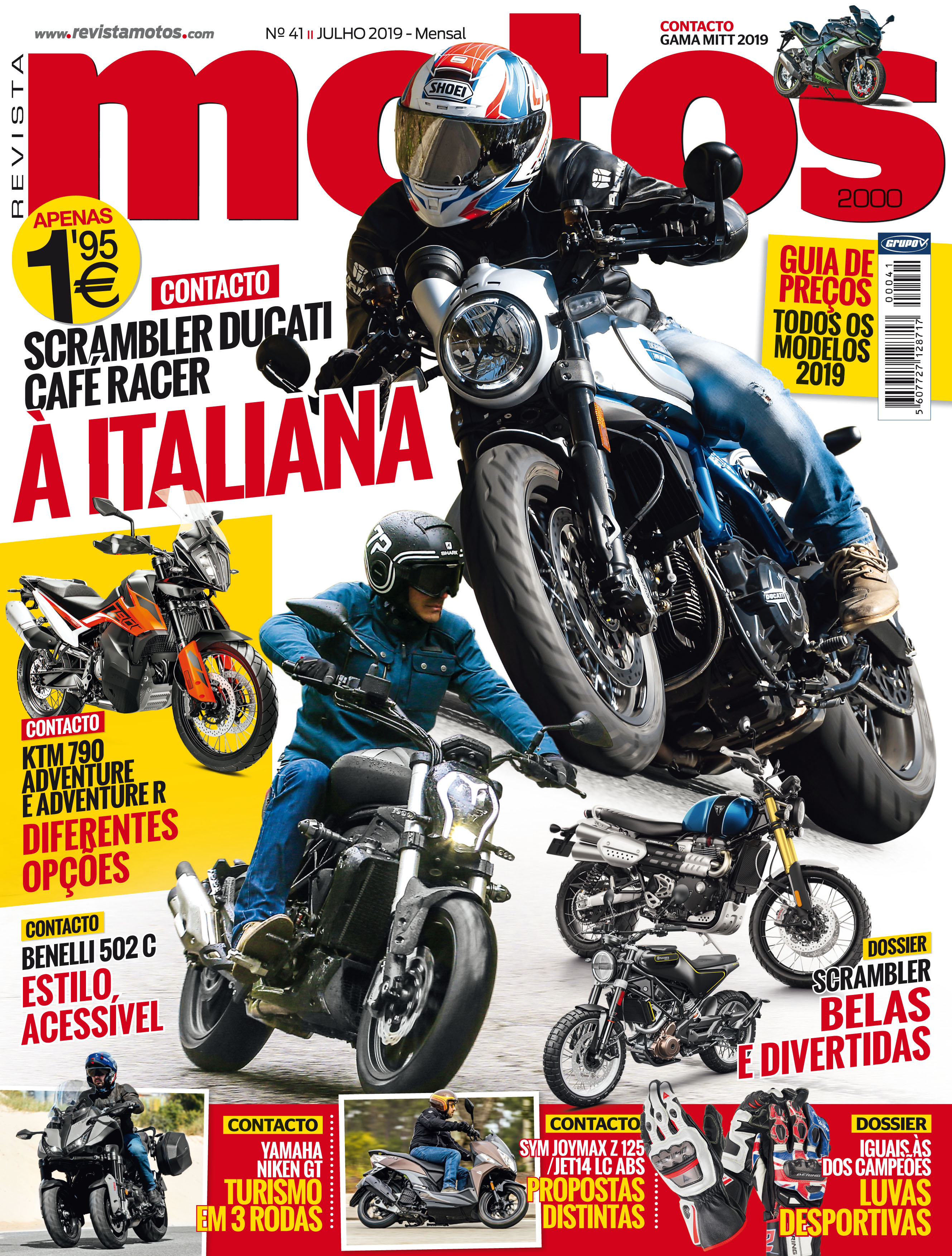 Revista motos de julho chega hoje às bancas