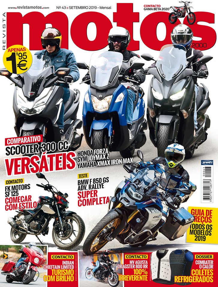 Edição de setembro da Revista Motos chega hoje às bancas