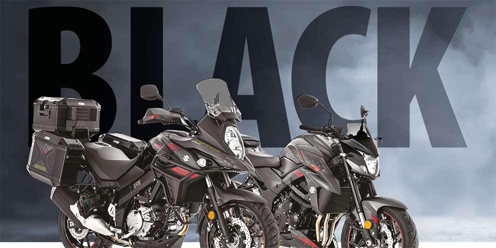 Suzuki mostra novas edições Black Edition