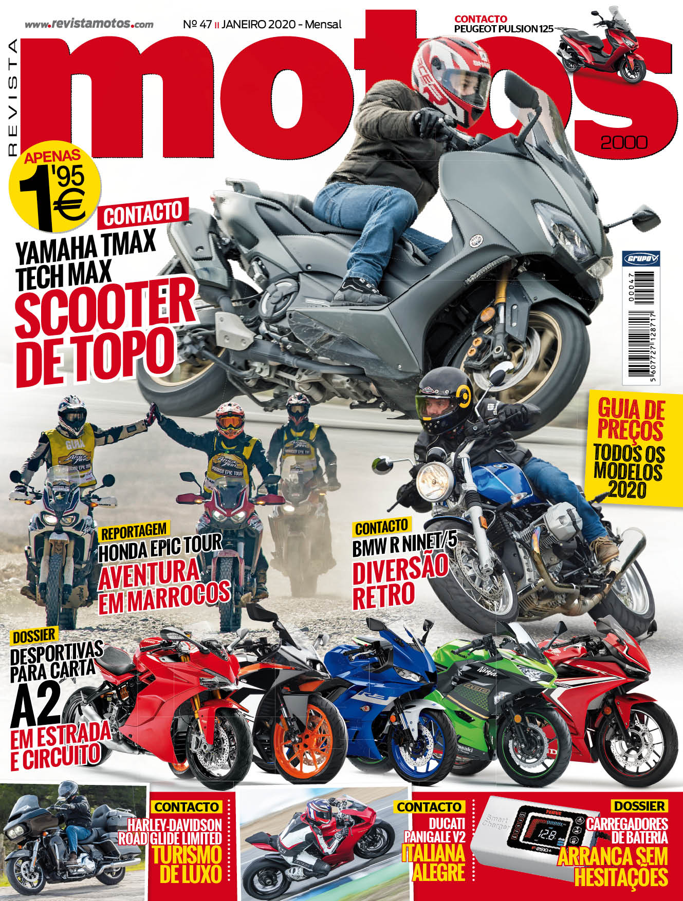 Revista Motos de janeiro já está nas bancas
