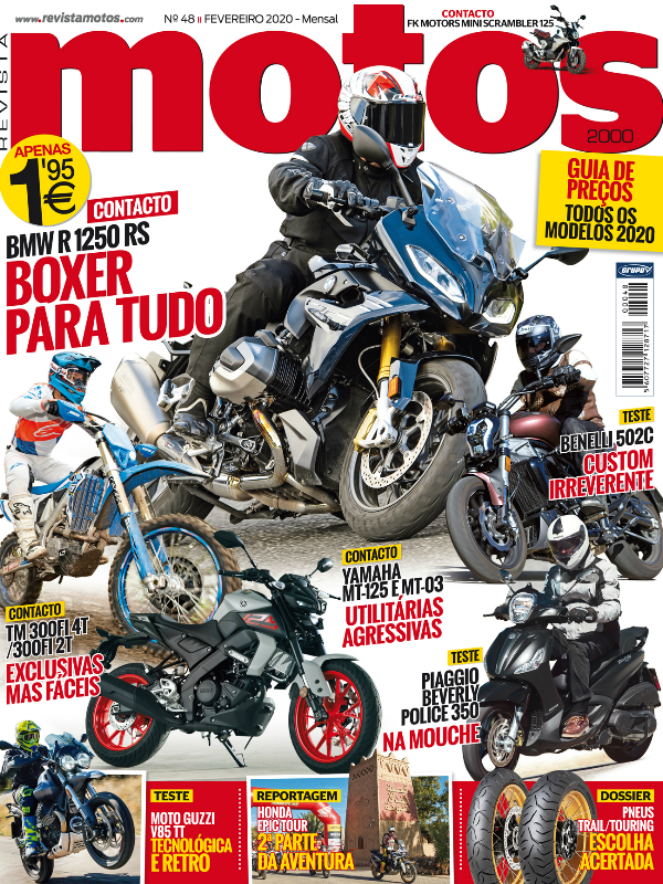 Revista Motos de fevereiro chega hoje à bancas