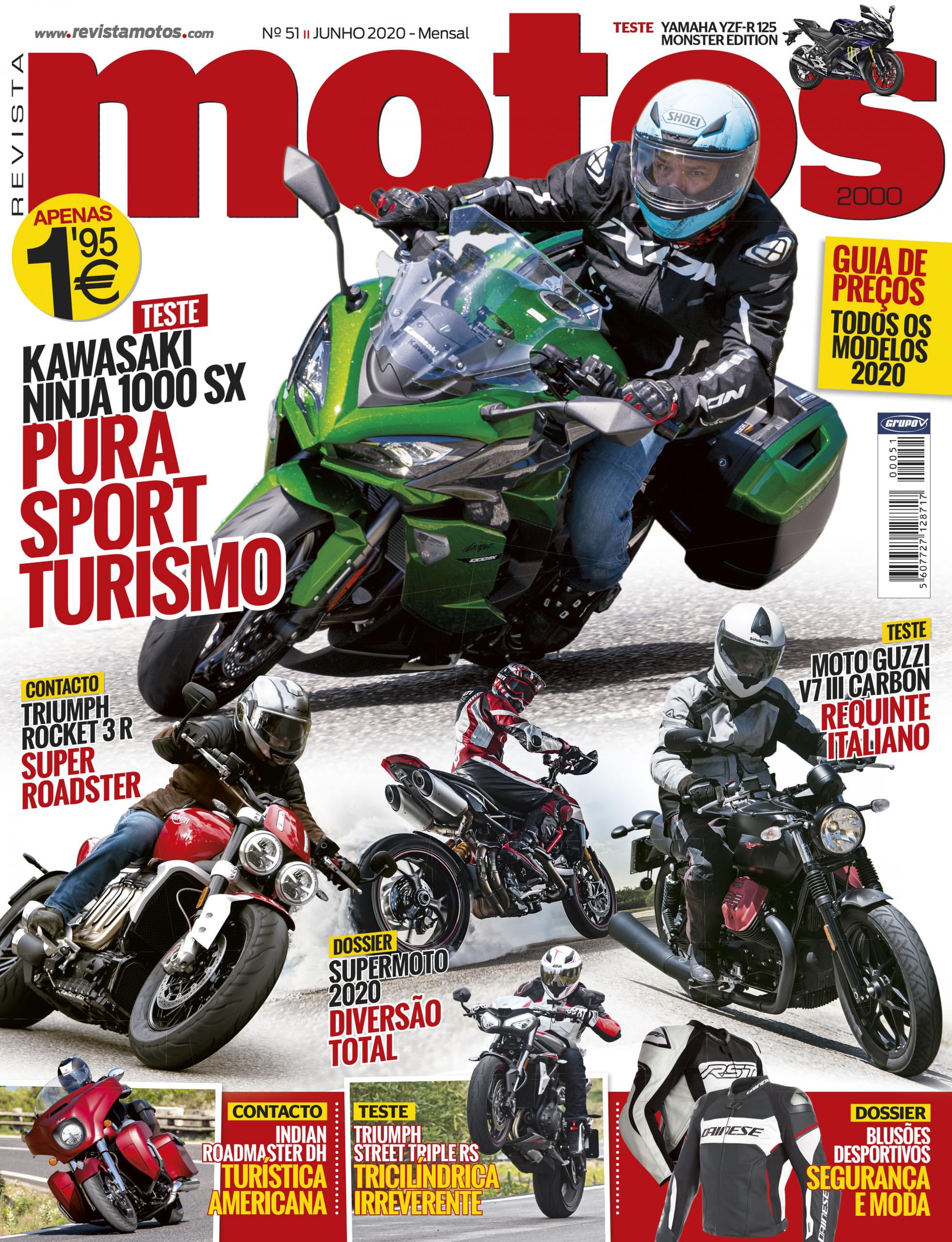 Revista Motos de junho chega amanhã às bancas de todo país