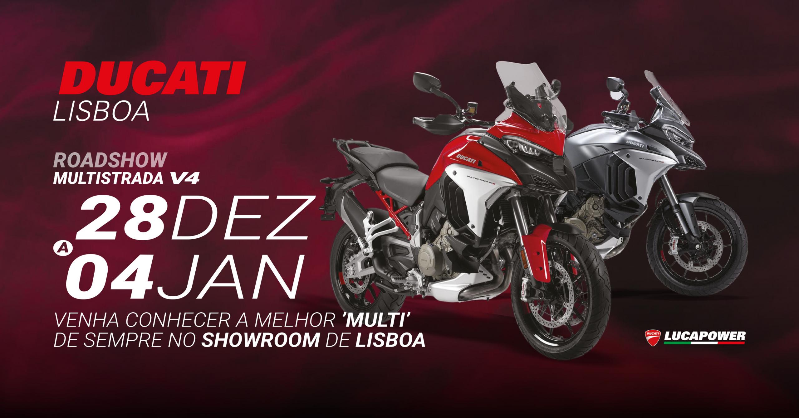 Ducati promove nova Multistrada V4