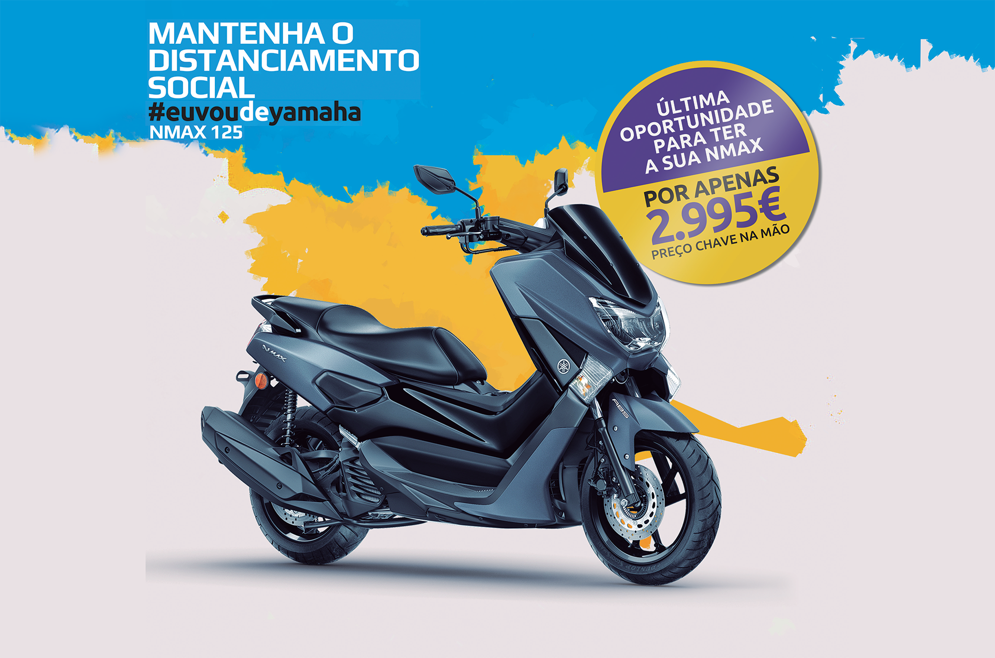 Tenha uma Yamaha NMAX 125 por 2995 euros
