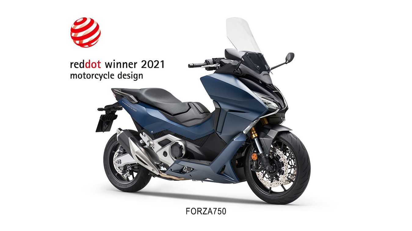 Honda Forza 750 conquista prémio Red Dot 2021 na Categoria “Motorcycle Design”
