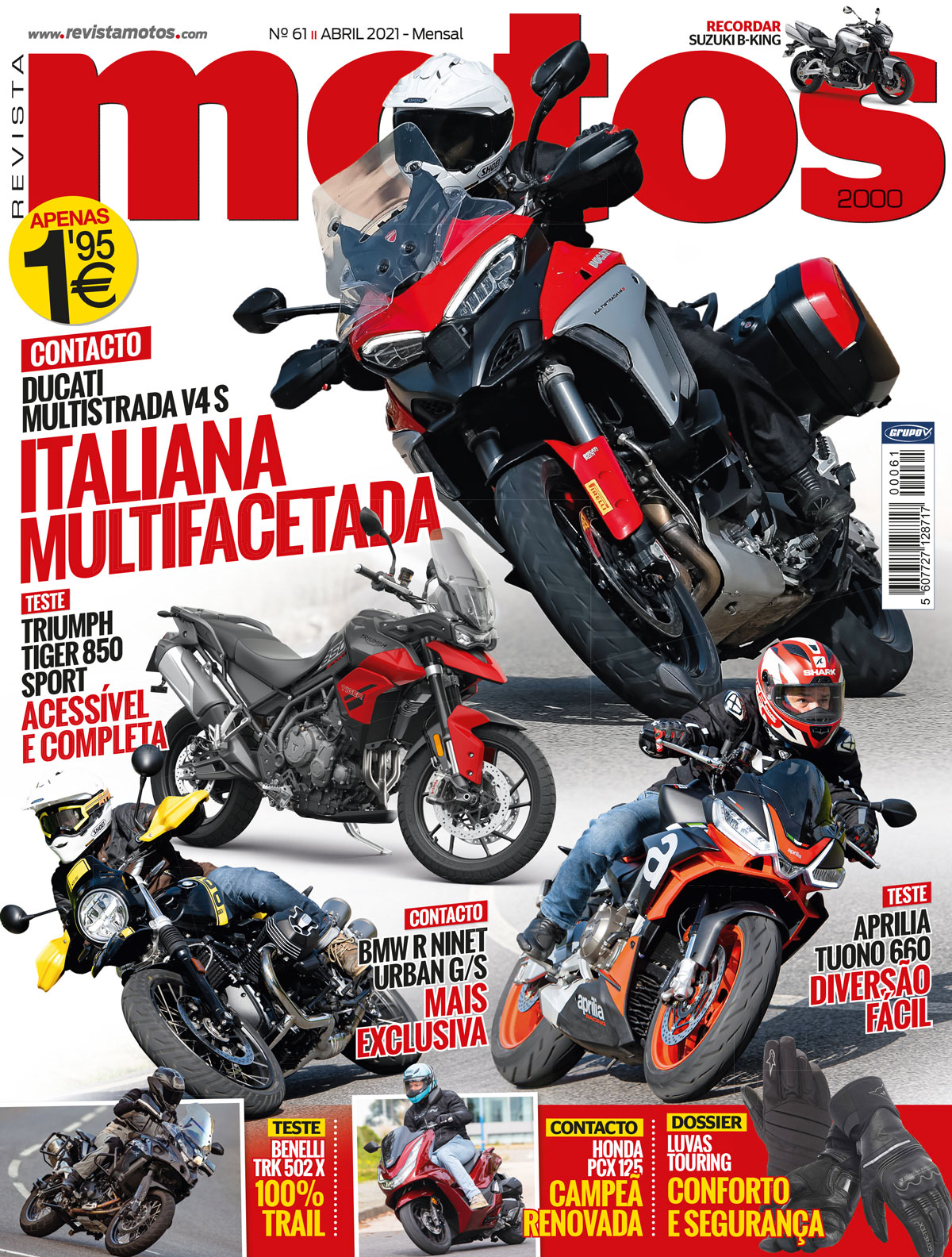 Revista Motos de Abril nas bancas