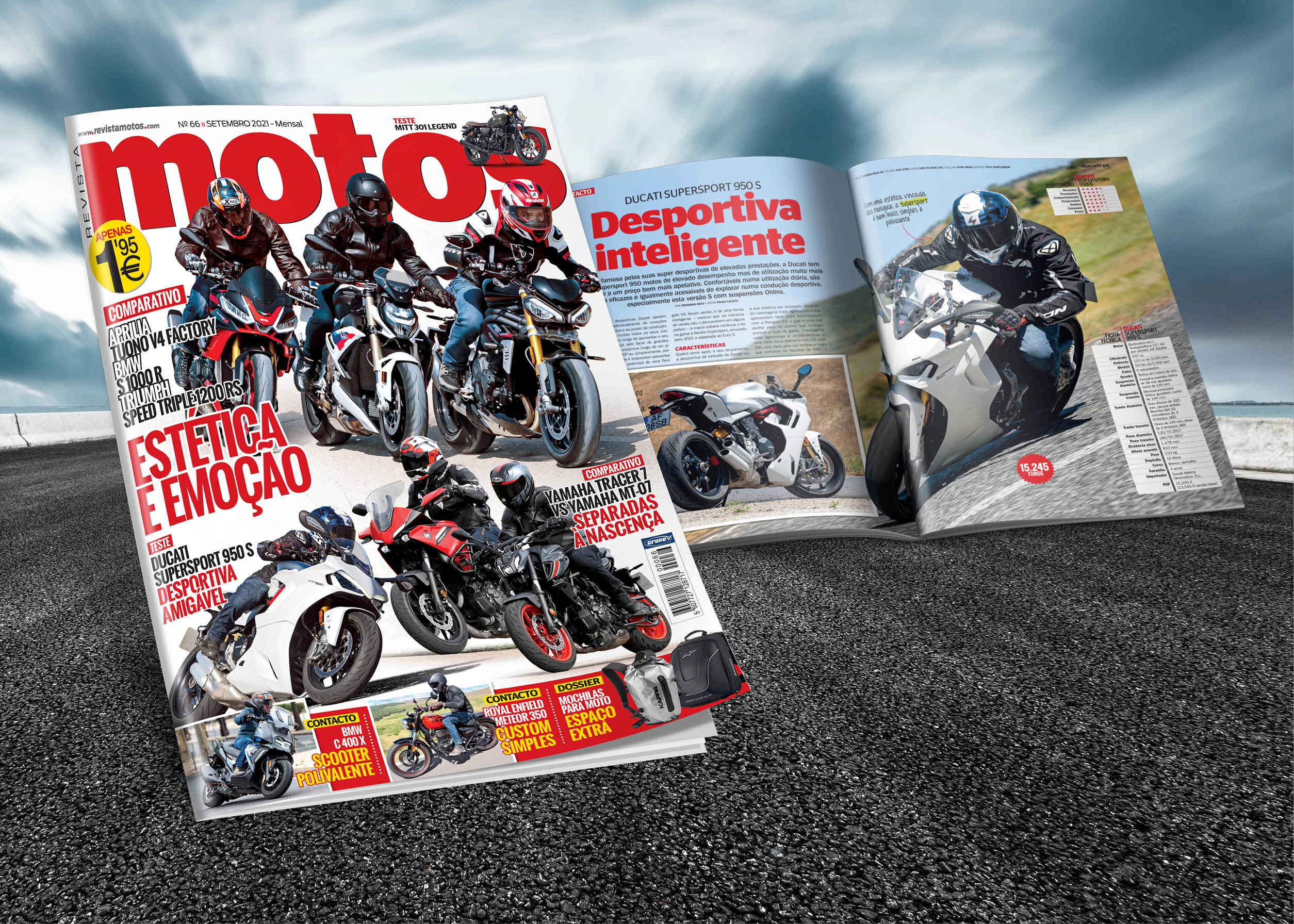 Revista Motos de Setembro nas bancas