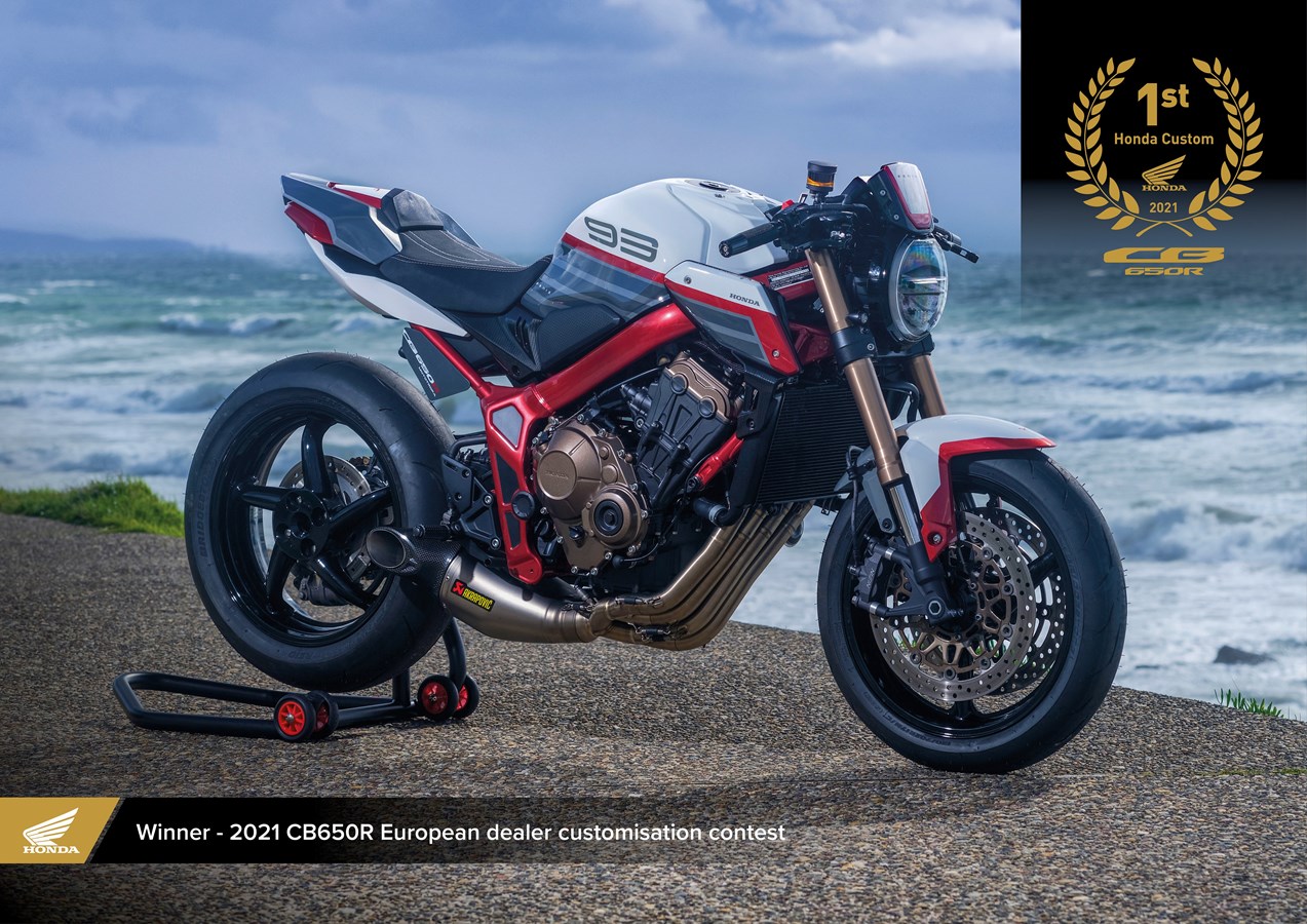 Honda Mototrofa vence Concurso Europeu de personalização da CB650R