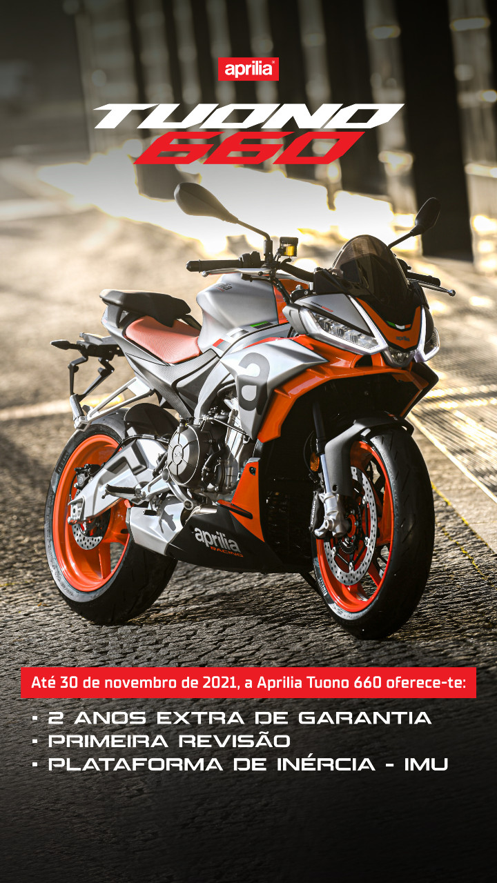 Aprilia lança nova campanha para a Tuono 660