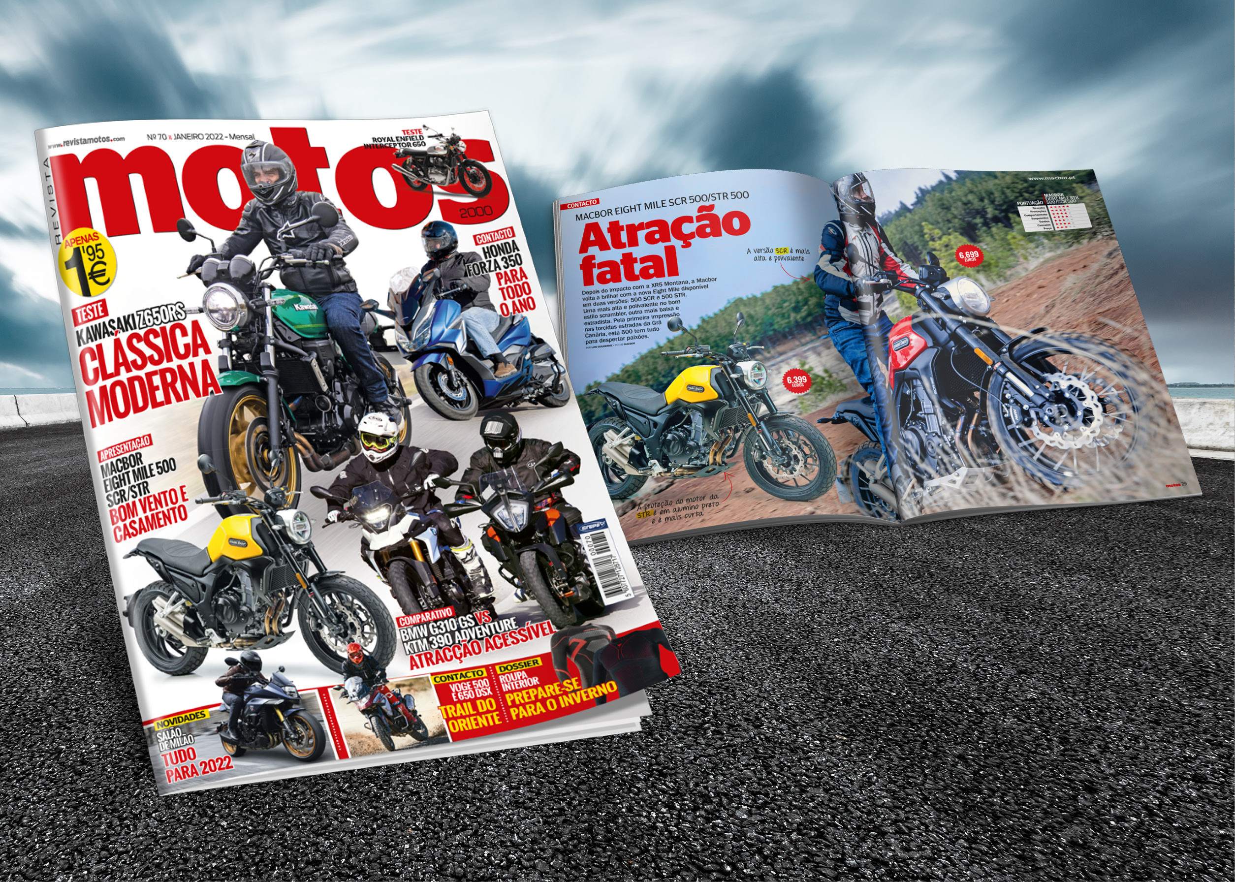 Edição de janeiro da Revista Motos já está nas bancas