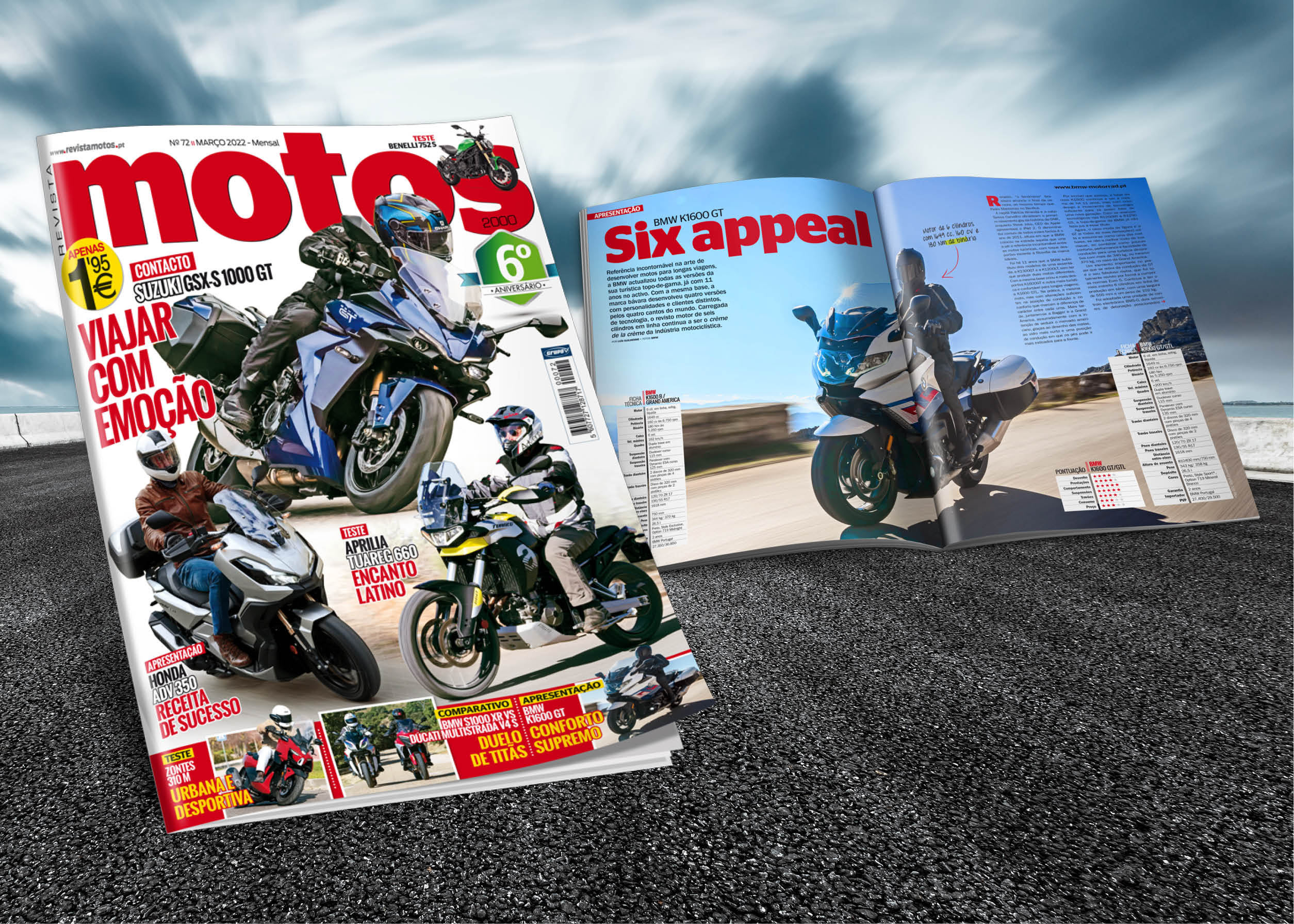 Edição do sexto aniversário da Revista Motos chega às bancas amanhã