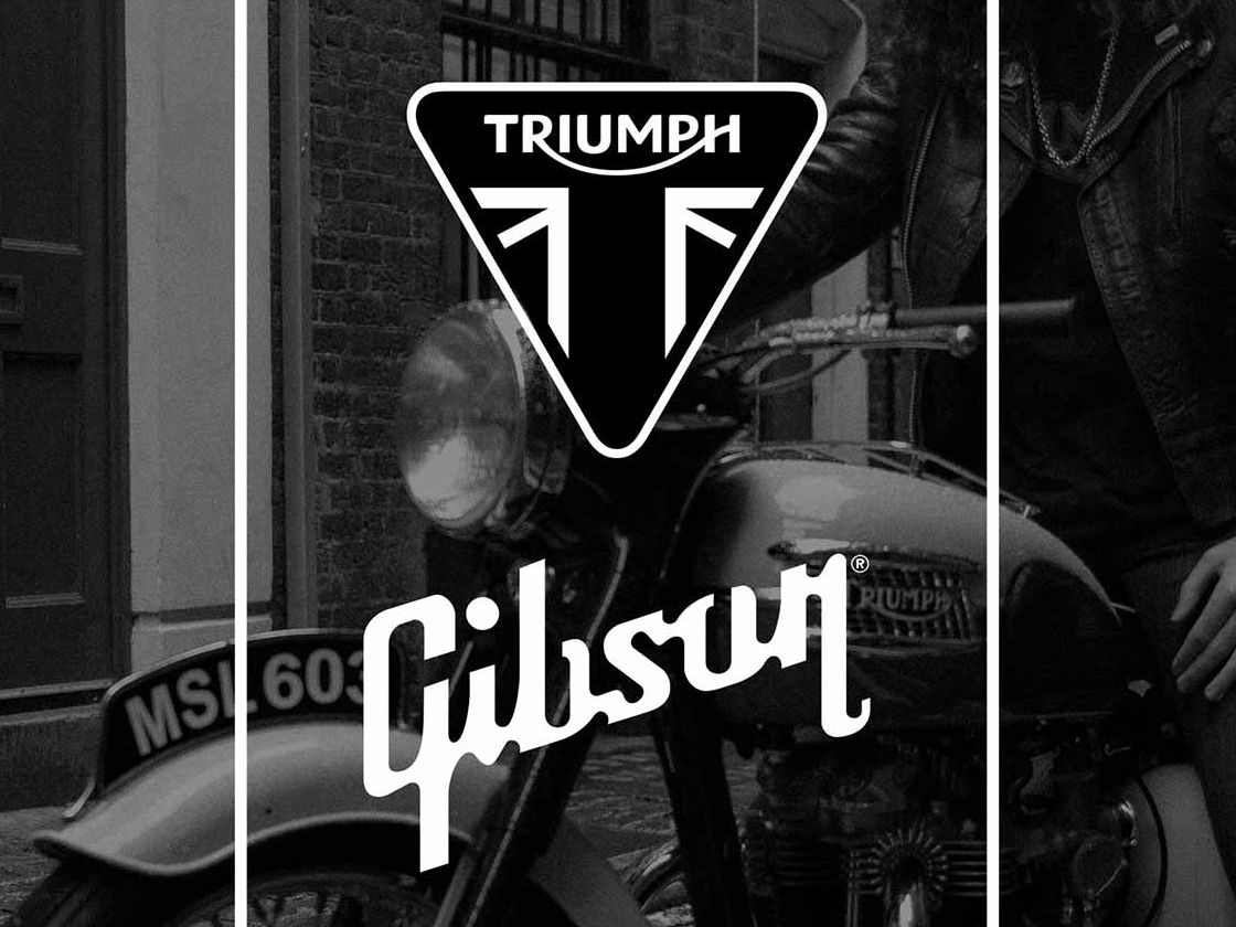 Triumph Motorcycles inicia colaboração com a Gibson