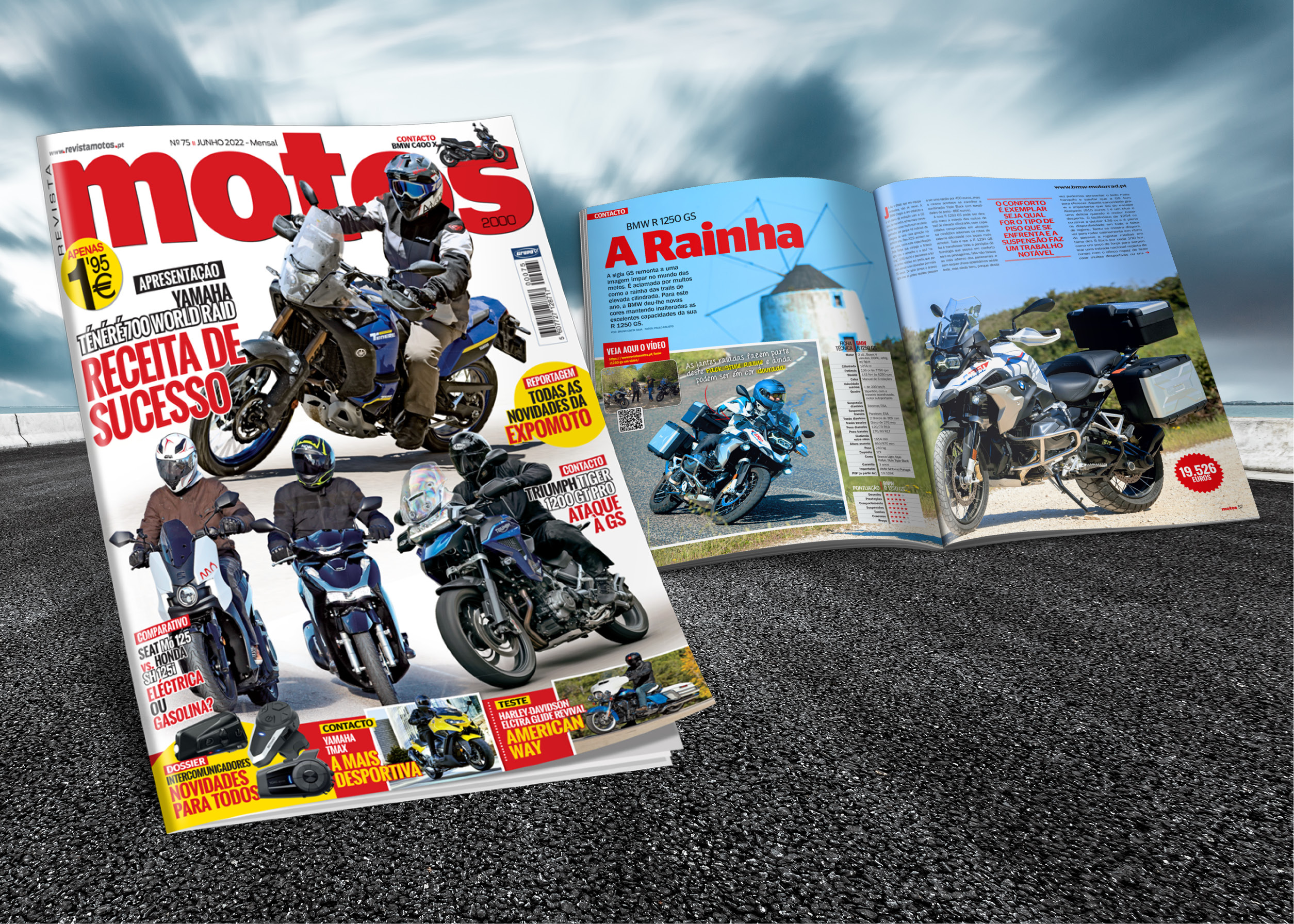 Revista Motos de junho chega amanhã às bancas