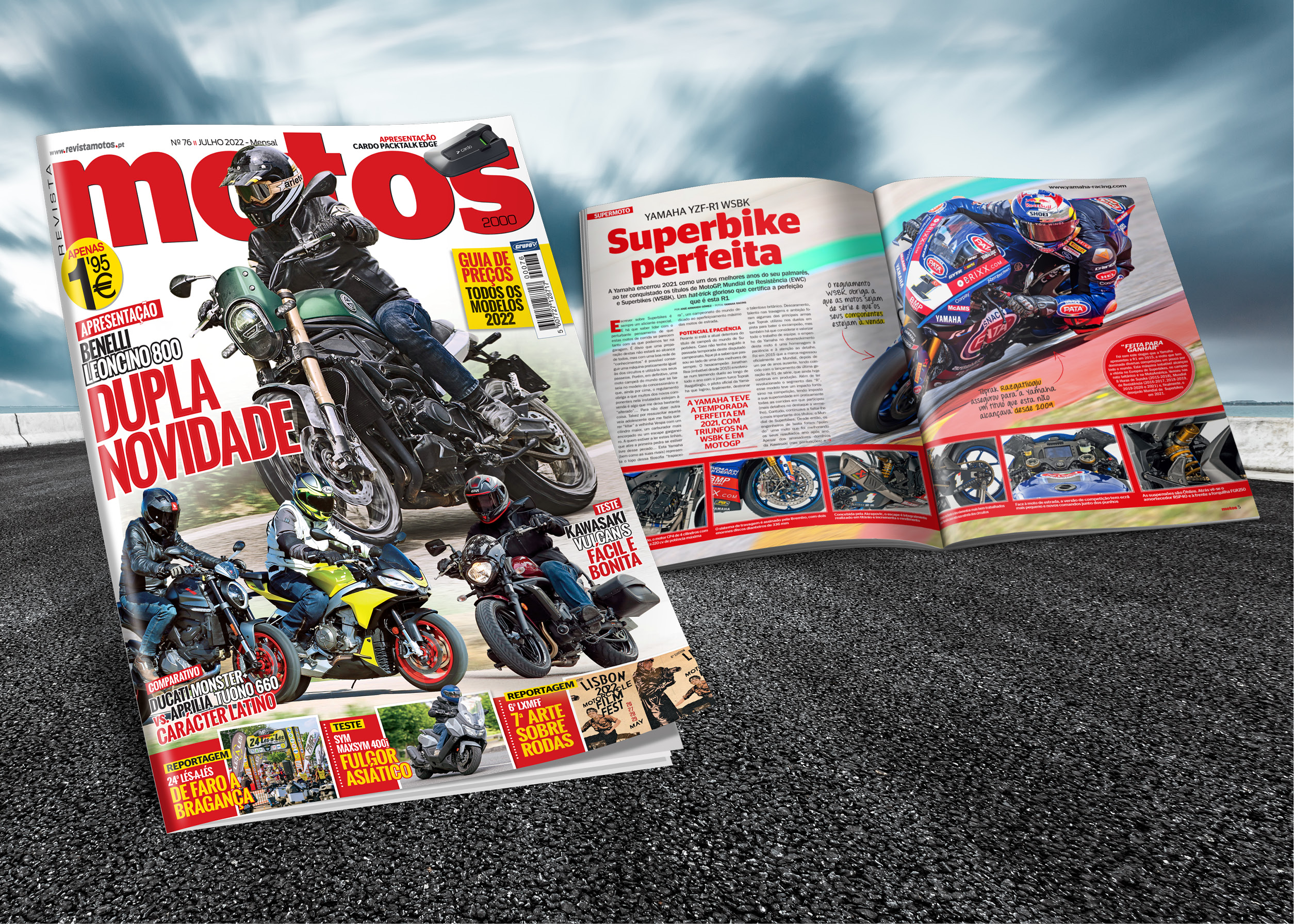 Edição de julho da Revista Motos chega hoje às bancas