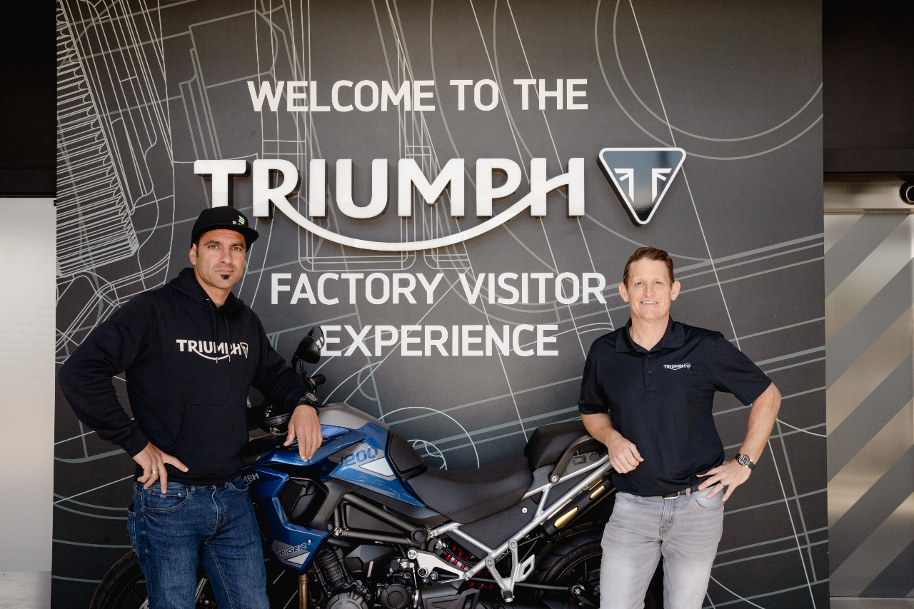 Triumph continua a desenvolver novas motos offroad… com ajuda