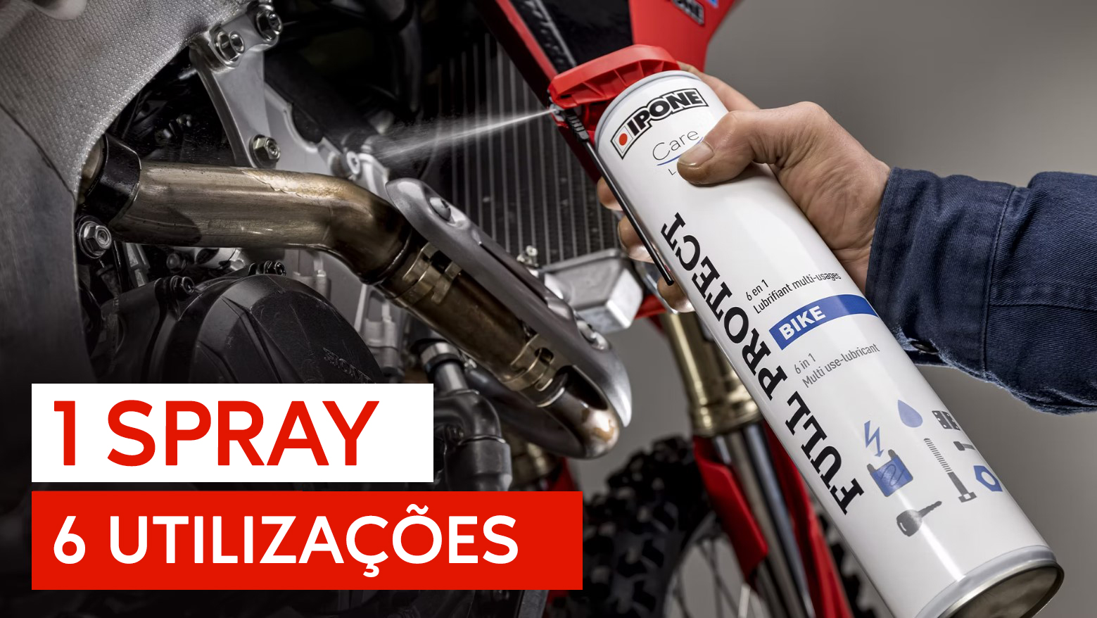 Lusomotos reforça a aposta no spray multiusos Ipone