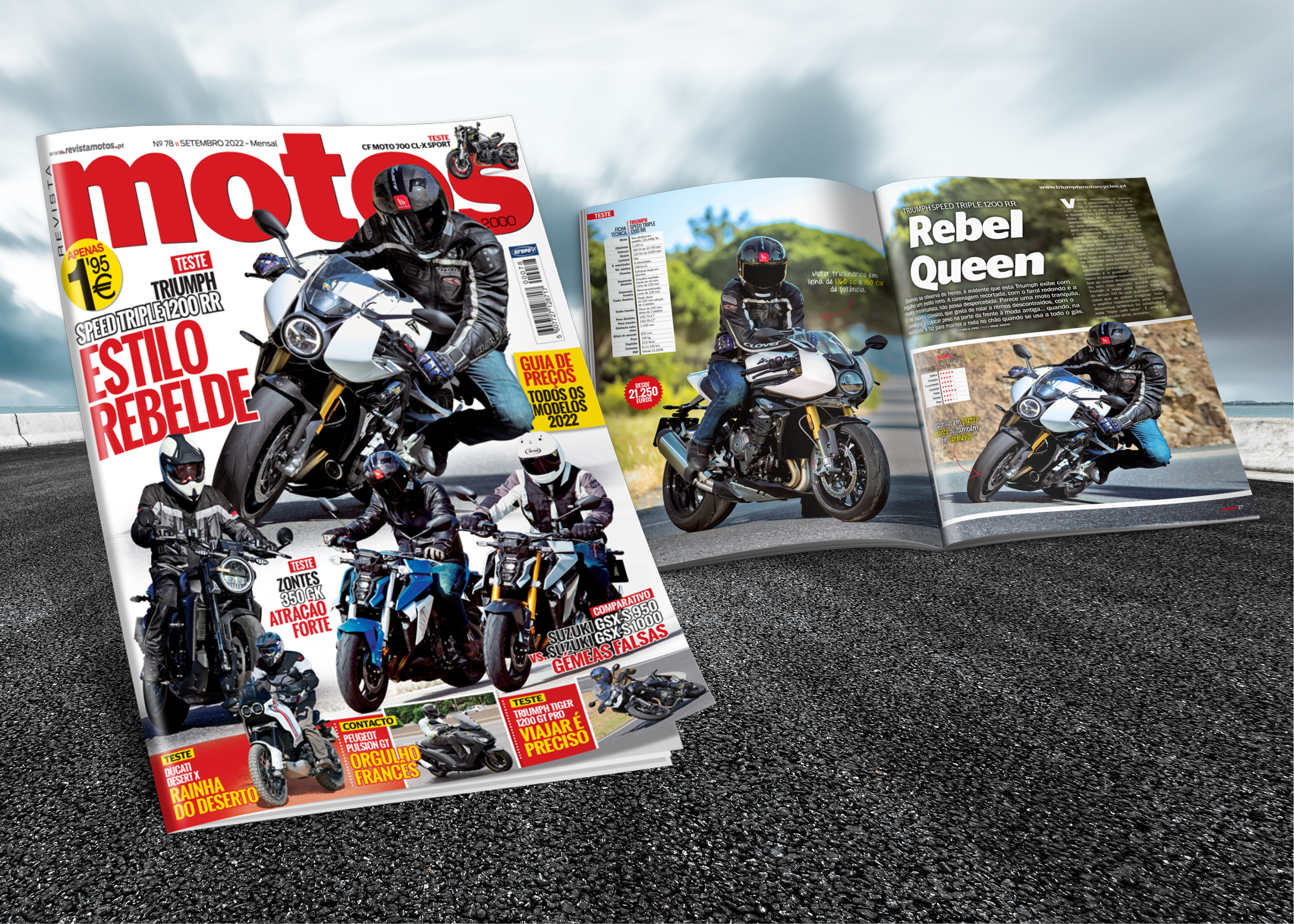 Revista Motos de setembro à venda já a partir de amanhã